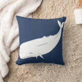 航海のなクジラの装飾用クッション クッション (ブランケット)