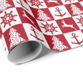 航海のなクリスマスパターン ラッピングペーパー (ロールコーナー)