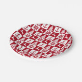 航海のなクリスマス ペーパープレート (アングル)