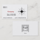 航海のなコンパスの名刺 名刺 (正面/裏面)