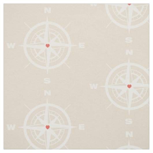 航海のなコンパスの生地 ファブリック (見本)