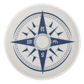 航海のなコンパスの陶磁器のノブ/引き セラミックノブ (正面)