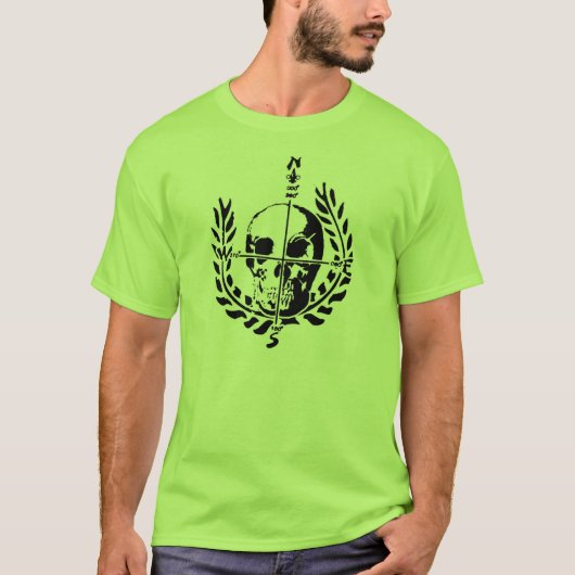 航海のなスカルのロゴT Tシャツ (正面)