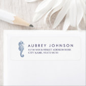 航海のなタツノオトシゴの宛名ラベル ラベル (インサイチュ)