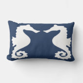 航海のなタツノオトシゴのLumbarの枕 ランバークッション (正面)