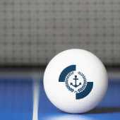 航海のなテーマのデザイン 卓球ボール (ネット)