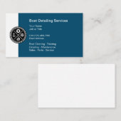 航海のなテーマの船遊び 名刺 (正面/裏面)