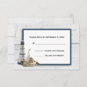 航海のなテーマRSVP 出欠カード (正面/裏面)