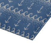 航海のなニットパターン カッティングボード (角)