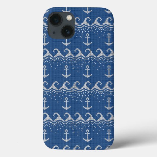 航海のなニットパターン Case-Mate iPhoneケース (裏面)