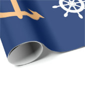 航海のなパターン ラッピングペーパー (ロールコーナー)