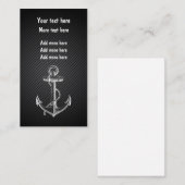 航海のなビジネスいかりのテーマ 名刺 (正面/裏面)