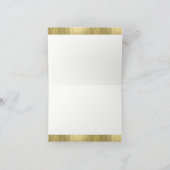 航海のなベビーシャワーのサンキューカード サンキューカード (内部)