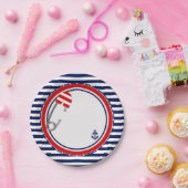 航海のなベビーシャワーの紙皿 ペーパープレート (パーティー)