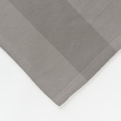 航海のなベージュ色およびブラウンのいかりの名前をカスタムする フリースブランケット (角)