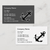 航海のなボートのいかり 名刺 (正面/裏面)