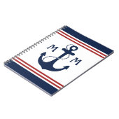 航海のなモノグラム ノートブック (左側)