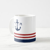 航海のなモノグラム マグカップ (正面左)