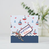 航海のなヨットのいかりによっては洗礼が斜め飛行します 招待状 (スタンド正面)