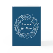 航海のなリースの沿岸クリスマスの休日