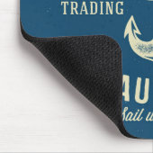 航海のなレトロのロゴ マウスパッド (コーナー)