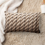 航海のなロープの枕 ランバークッション (ブランケット)