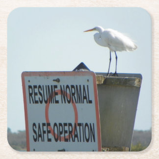 航海のな印のコースター スクエアペーパーコースター