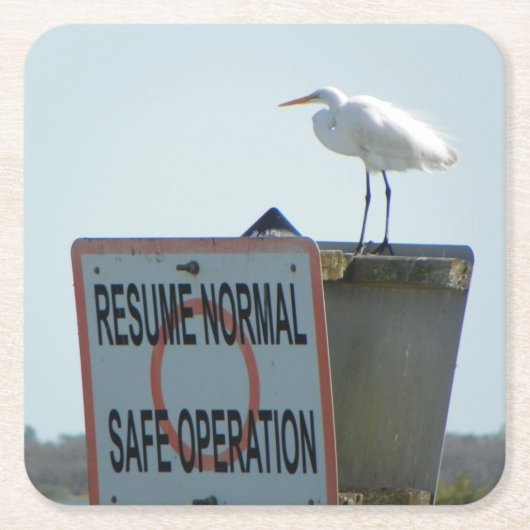 航海のな印のコースター スクエアペーパーコースター (正面)