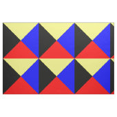 航海のな印コード旗の手紙Z "ズールー" ファブリック (ファットクウォーター)