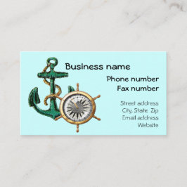 航海のな名刺のテンプレート 名刺