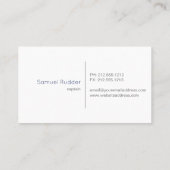 航海のな名刺 名刺 (裏面)