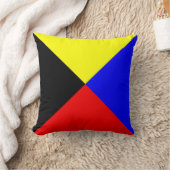 航海のな国際的な海上シグナルフラグの手紙 クッション (ブランケット)