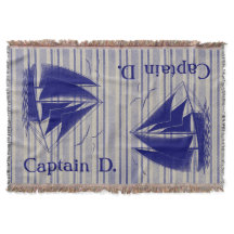 航海のな大尉のモノグラムの男の子の部屋