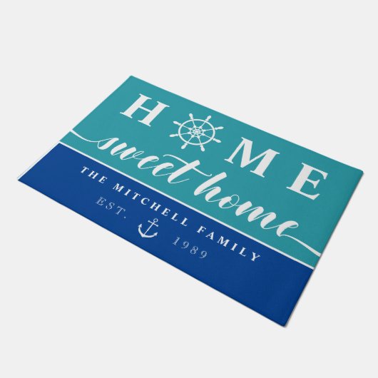 航海のな家の甘い家は名前を加えます ドアマット (アングル)