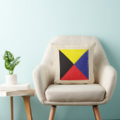 航海のな手紙"Z"のシグナルフラグ クッション (椅子)