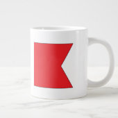 航海のな手紙Bのジャンボマグ ジャンボコーヒーマグカップ (右)