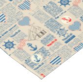 航海のな新聞パターン テーブルクロス (アングル)