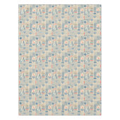 航海のな新聞パターン テーブルクロス (正面)