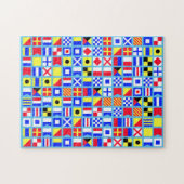 航海のな旗の倍のパズル ジグソーパズル (横)