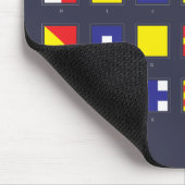 航海のな旗の図表 マウスパッド (コーナー)