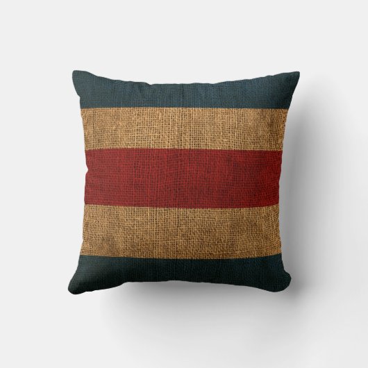 航海のな旗の手紙C信号 クッション (裏面)