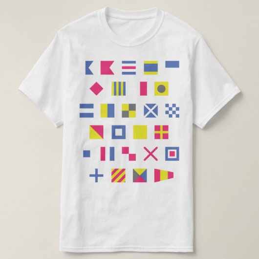 航海のな旗のTシャツ Tシャツ (デザイン正面)
