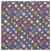 航海のな旗パターン ファブリック (見本)