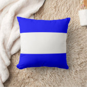 航海のな旗信号の手紙J クッション (ブランケット)