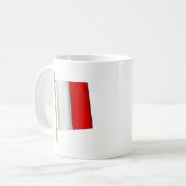 航海のな旗「H コーヒーマグカップ (正面左)