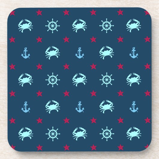航海のな星パターン コースター (正面)