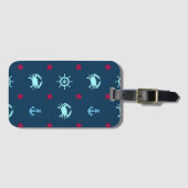 航海のな星パターン ラゲッジタグ (正面横)