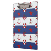 航海のな星条旗パターン クリップボード (左)