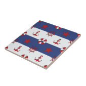 航海のな星条旗パターン タイル (側面)