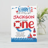 航海のな最初誕生日 招待状 (スタンド正面)